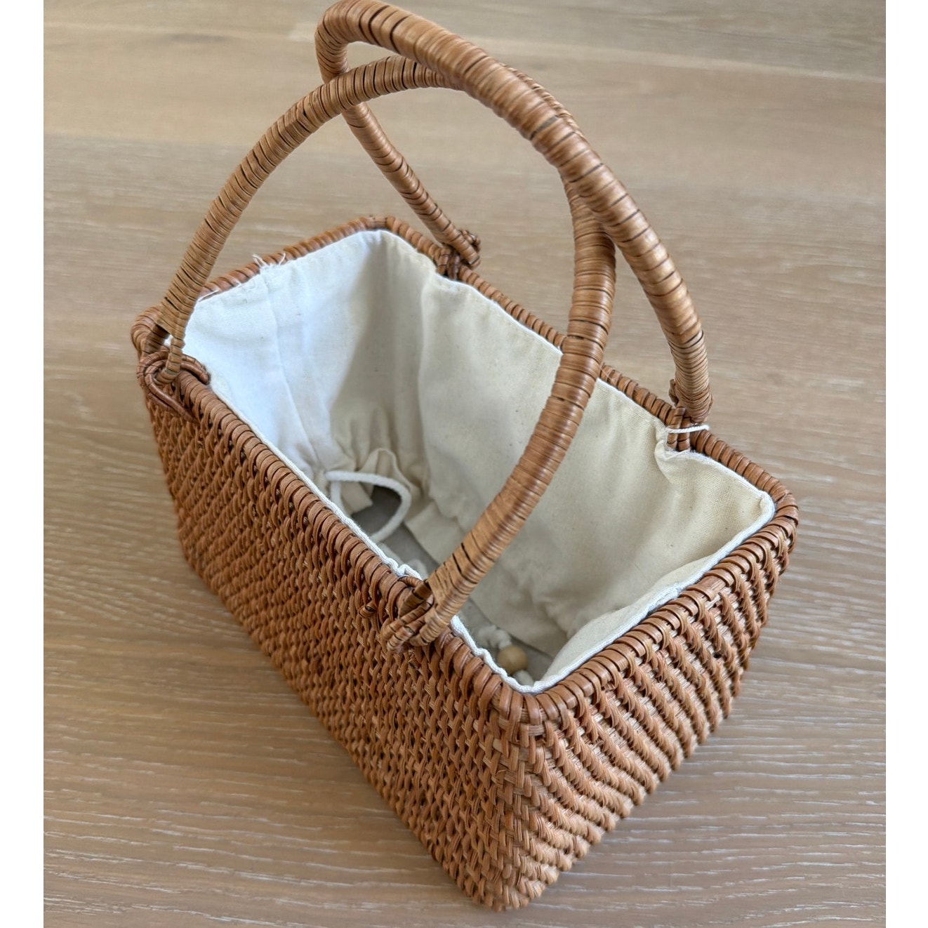Casa Clara Rattan Bag Ophelia Tan Cream — image 4 of 5